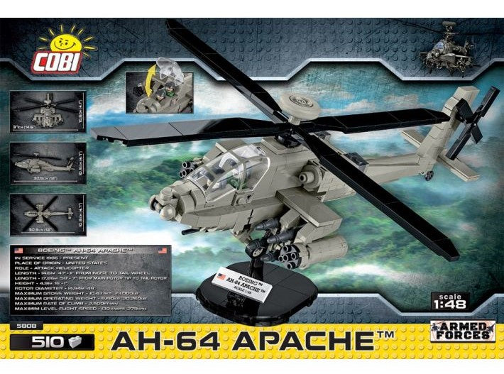 5808 - AH-64 Apache (Helicopter) 1:48 Scale