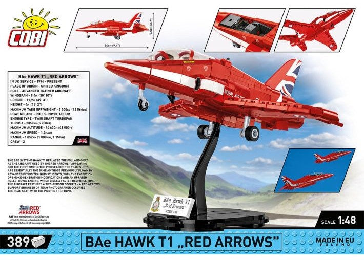 5844 - BAe Hawk T1 'Red Arrows' (Aircraft) 1:48 Scale