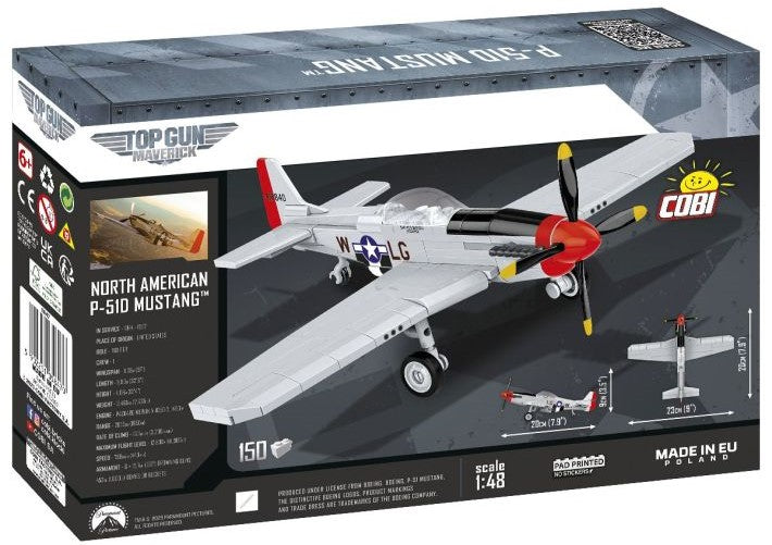 5847 - Top Gun Maverick, P51D Mustang (Aircraft) 1:48 Scale