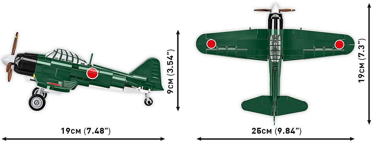 5861 - Mitsubishi A6M2 'Zero' (Aircraft) 1:48 Scale