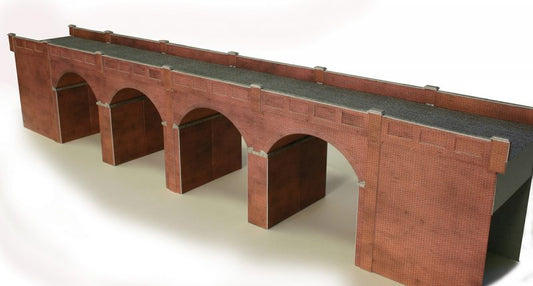 PO240 Double track viaduct - red brick style