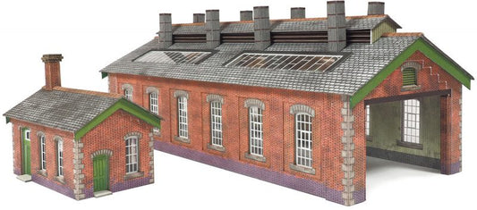 PN913 Red Brick Engine Shed (Double Track)