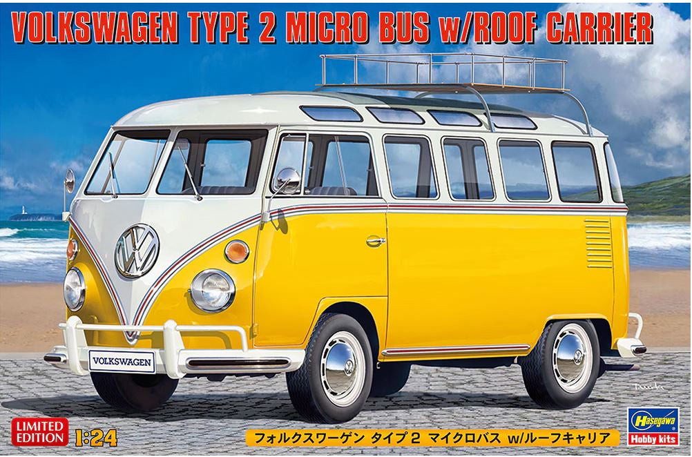 20689 - Volkswagen Type 2 Micro Bus w/Roof Carrier 1:24 Scale – The ...