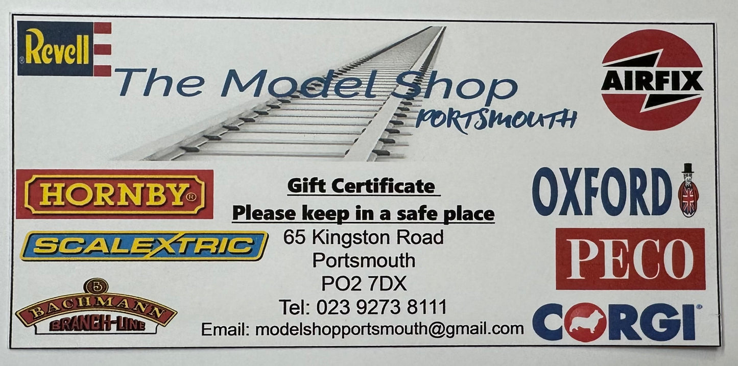 Model Shop Portsmouth e-Gift Card