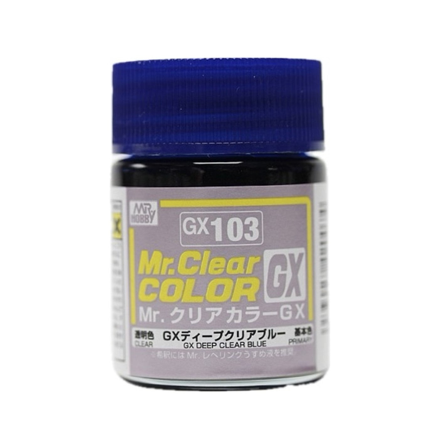 (Clear) GX-103 - Deep Clear Blue, 18ml