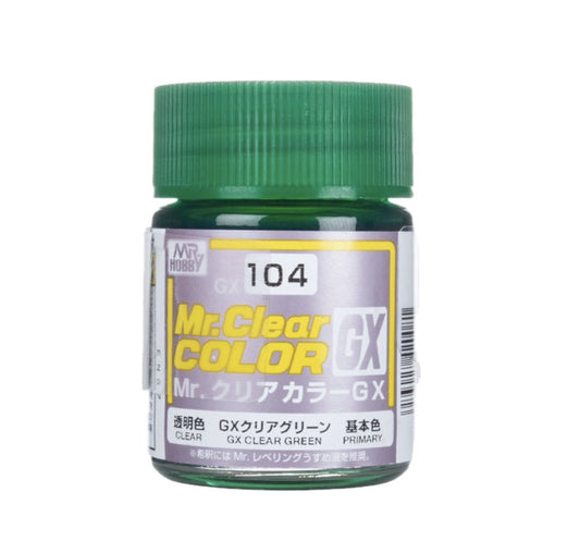 (Clear) GX-104 - Clear Green, 18ml