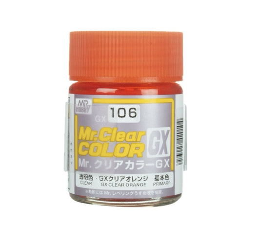 (Clear) GX-106 - Clear Orange, 18ml