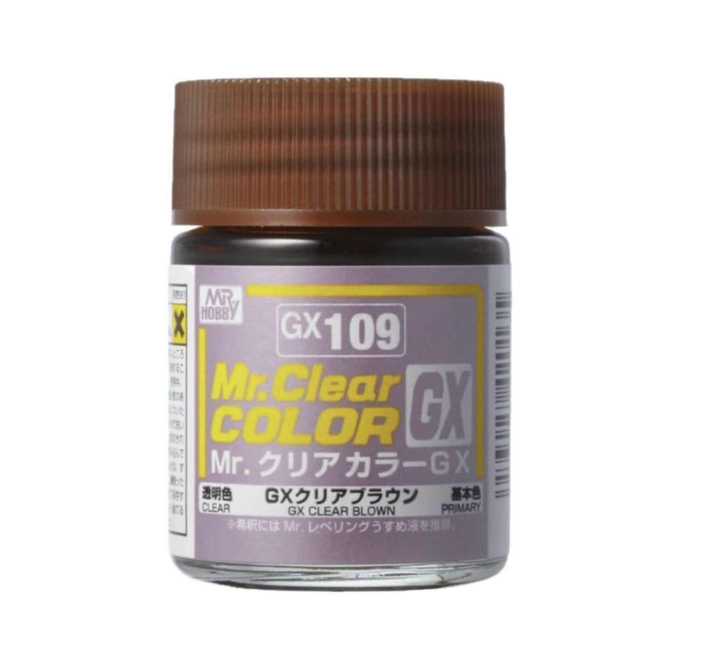 (Clear) GX-109 - Clear Brown, 18ml