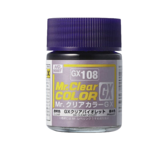 (Clear) GX-108 - Clear Violet, 18ml