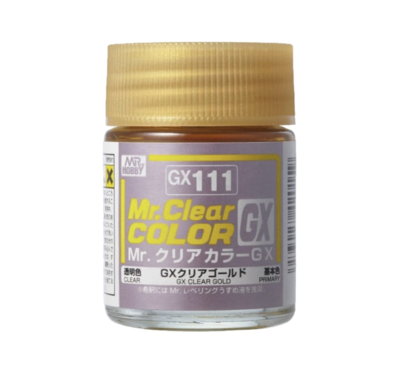 (Clear) GX-111 - Clear Gold, 18ml