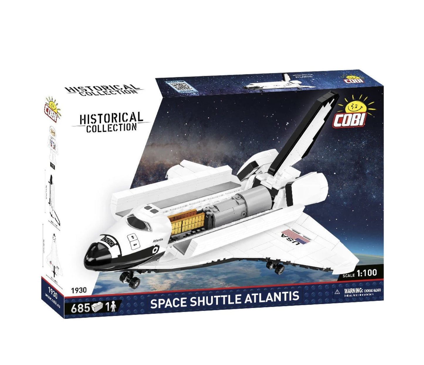 1930 - Space Shuttle Atlantis, 1:100 Scale