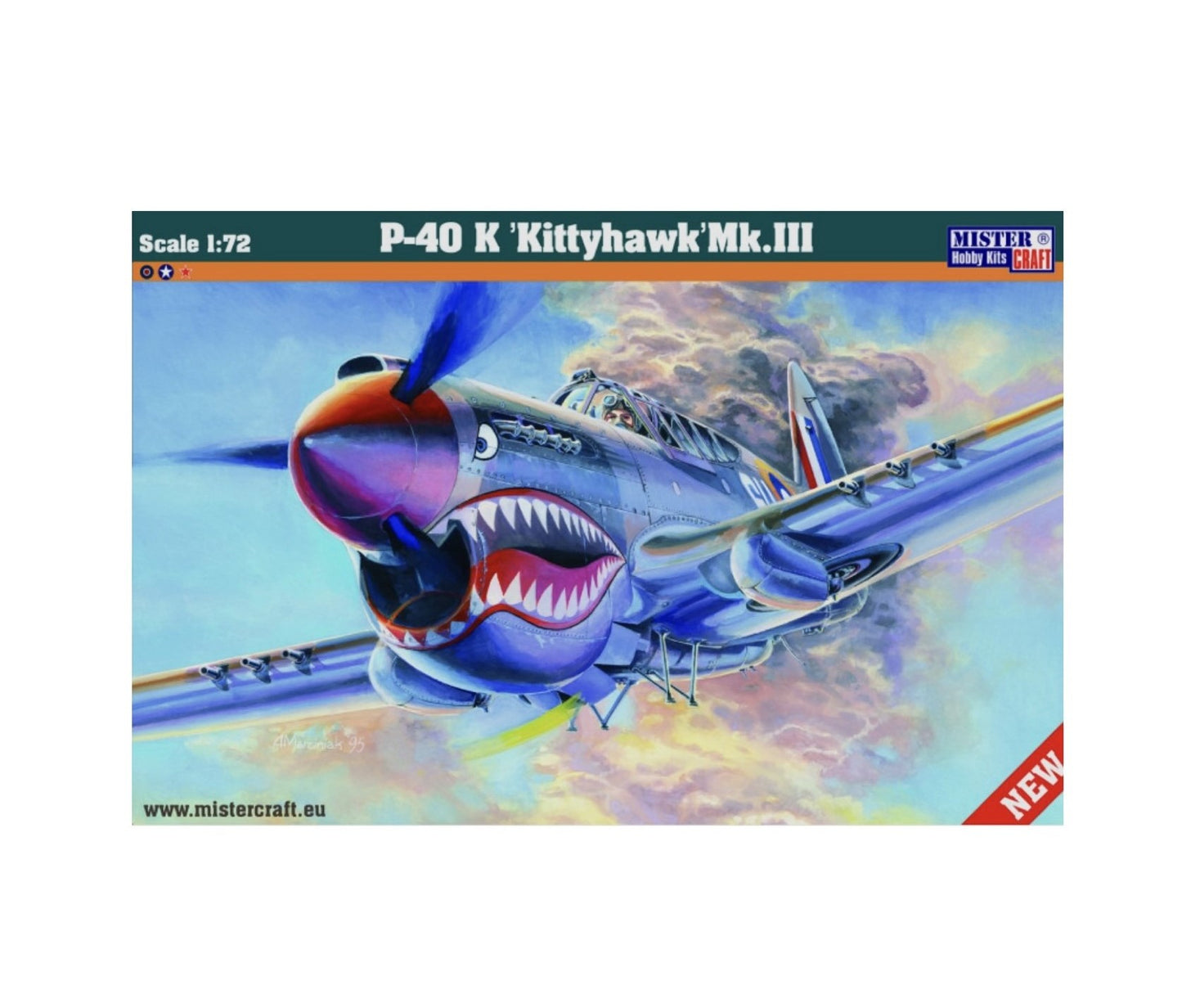 042202 - P-40K 'Kittyhawk' Mk.III, 1:72 Scale