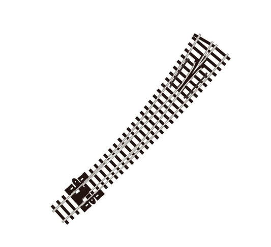 SL-387 - Curved Turnout, Large Radius, L/H (N)