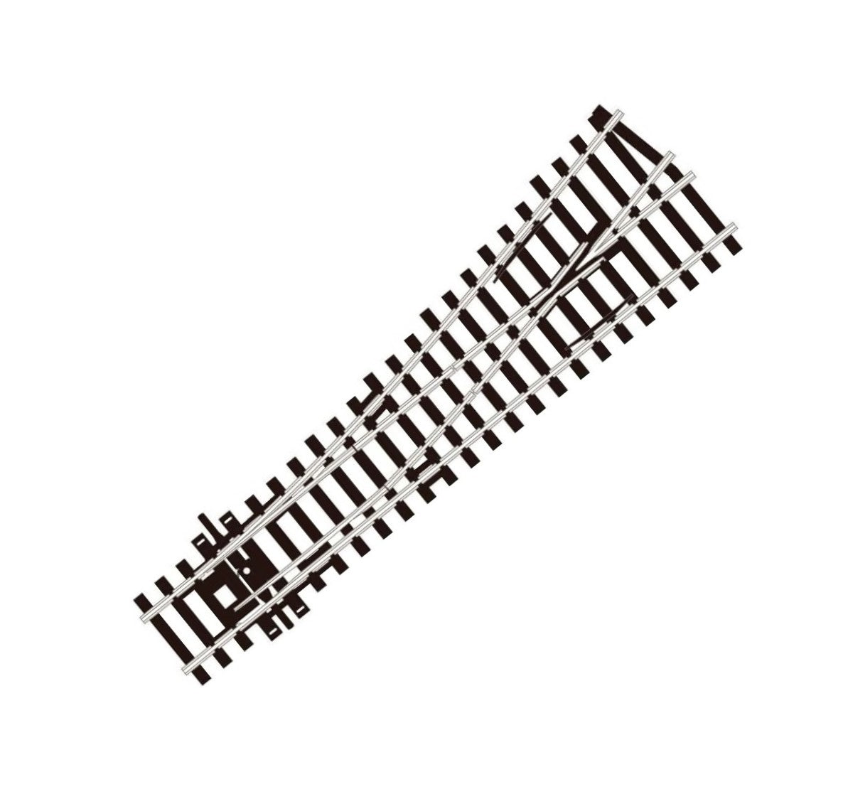 SL-92 - Turnout, Small Radius, L/H (OO/HO)