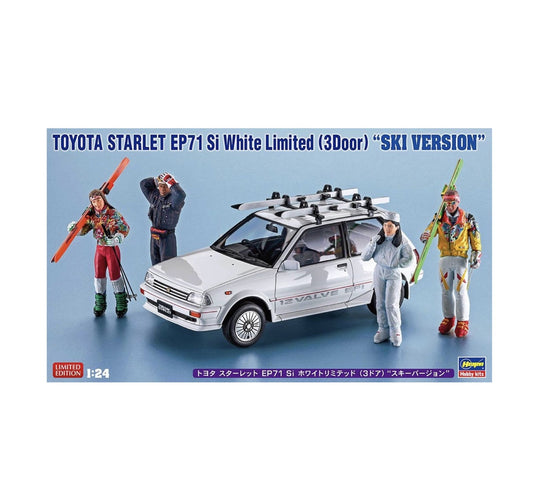 20610 - Toyota Starlet Si White Limited 'Ski Version' 1:24 Scale