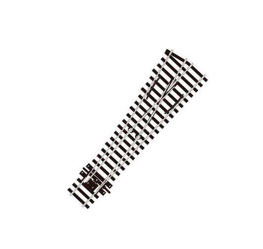 SL-E192 - Turnout, Small Radius, L/H, Code 75 (OO/HO)