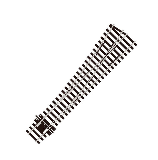 SL-E196 - Turnout, Medium Radius, L/H, Code 75 (OO/HO)