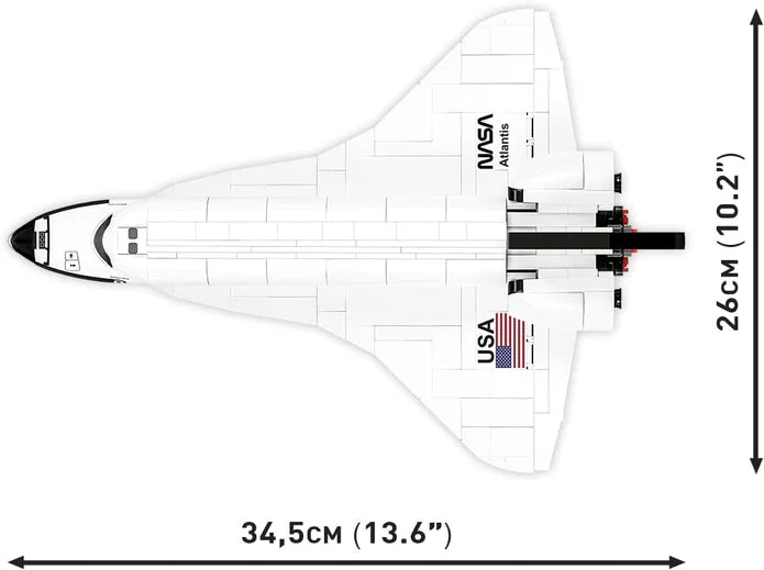 1930 - Space Shuttle Atlantis, 1:100 Scale