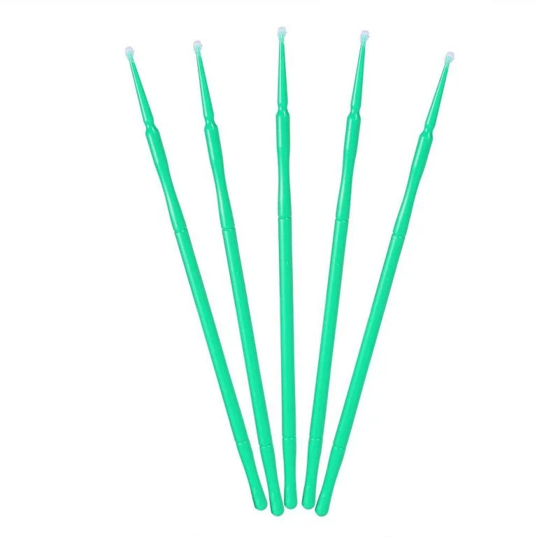 A45810 - Fine Green Bendable Micro Applicators, 20 pc