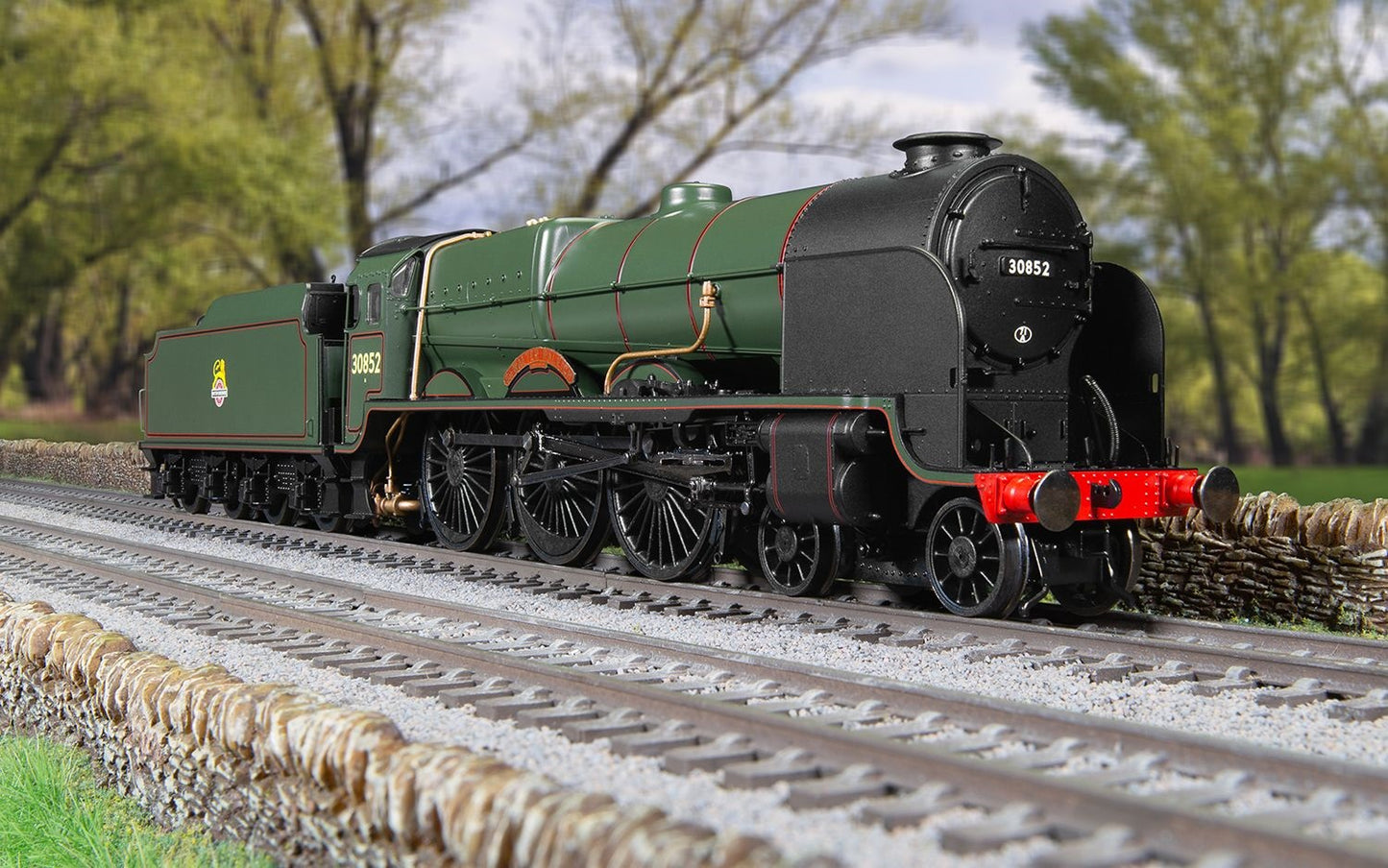 R3732 - BR (Early), Lord Nelson Class, 4-6-0, 30852 'Sir Walter Raleigh' - Era 5 (OO)