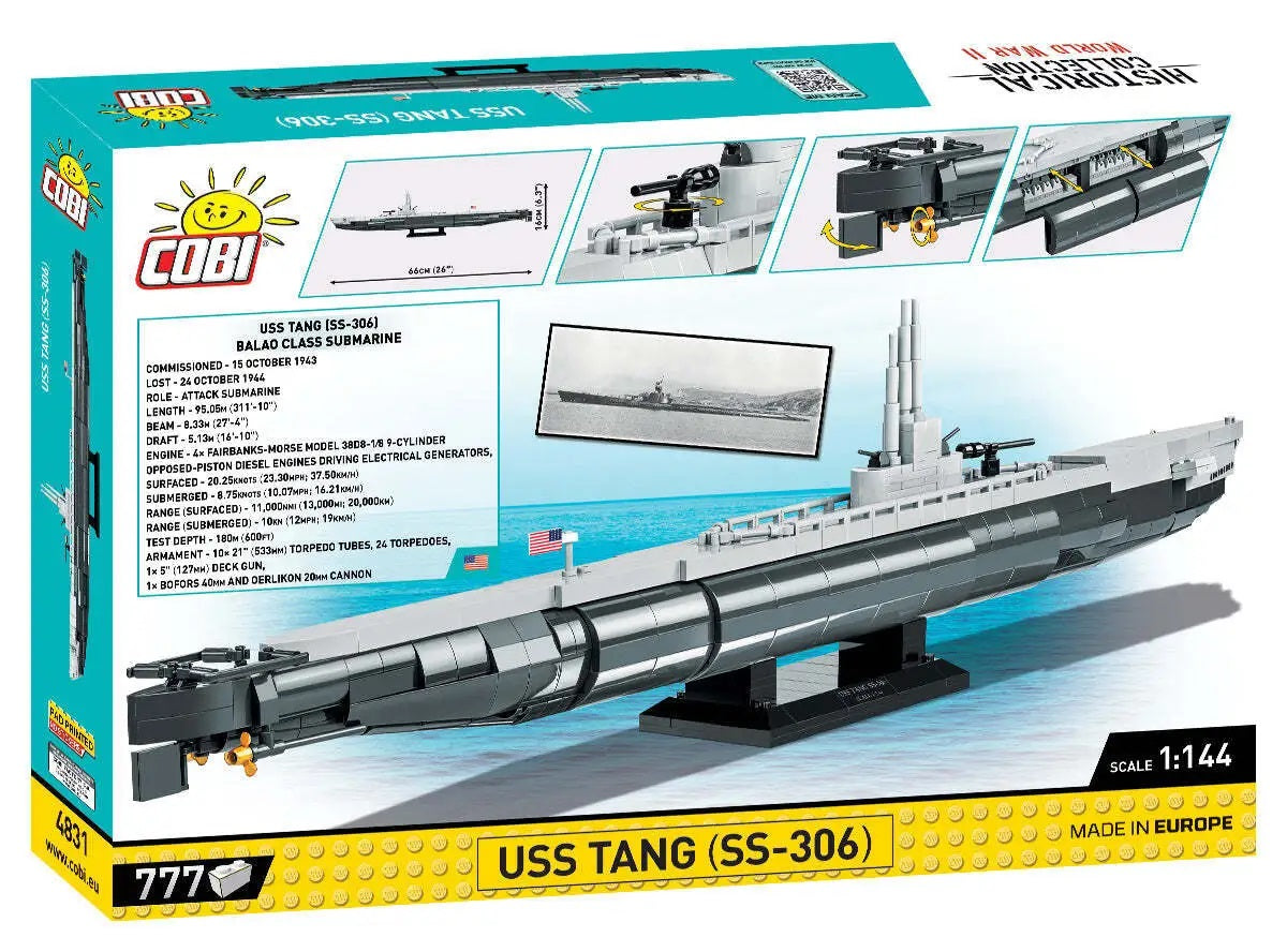 4831 - USS Tang (SS-306) (Submarine) 1:144 Scale