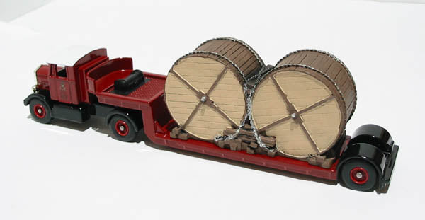 DG112005 - Scammel Tractor with Artic Low Loader and Cable Drum Load 'GPO'