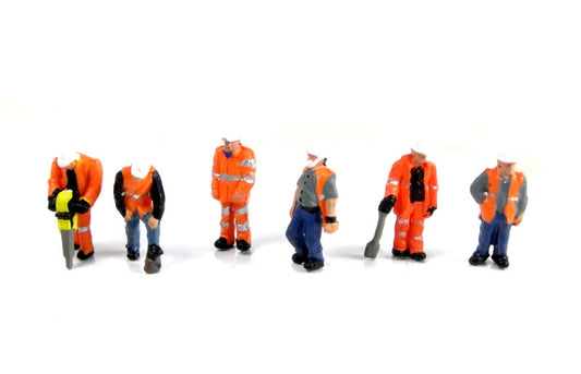 379-309 - Trackside Workers, 6pc (N)