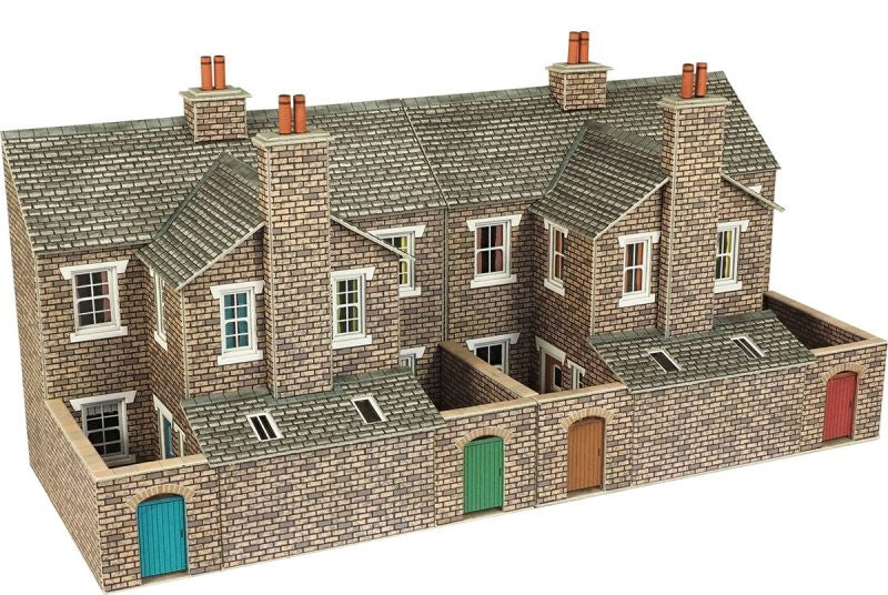 (D) PO277 Low relief terraced house backs - stone