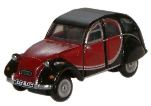 NCT001 - Charleston Maroon/Black Citroen 2CV (N)