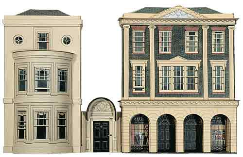 SQC4 Regency Period Shops & House Card Kit